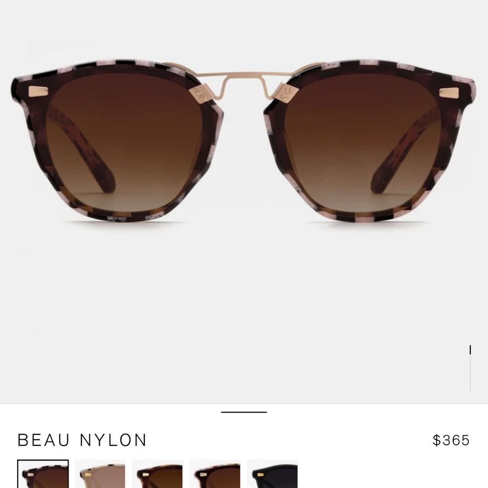 Krewe Beau Nylon Sunglasses in Harlequin
